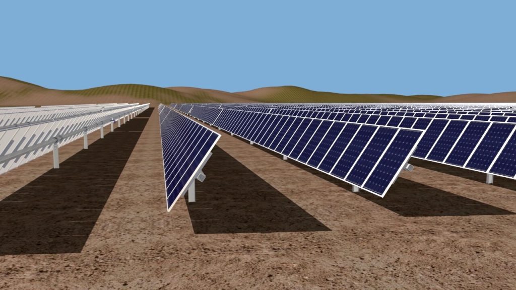 tracker solar cu o axa