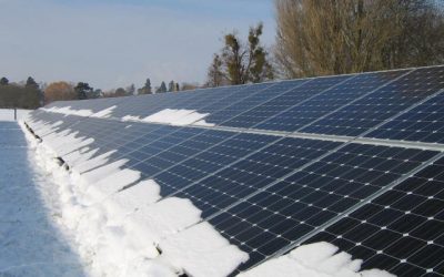 Comportamentul panourilor solare pe timp de iarna