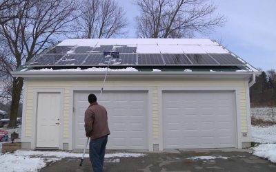 Cum intretii sistemele fotovoltaice on grid iarna?